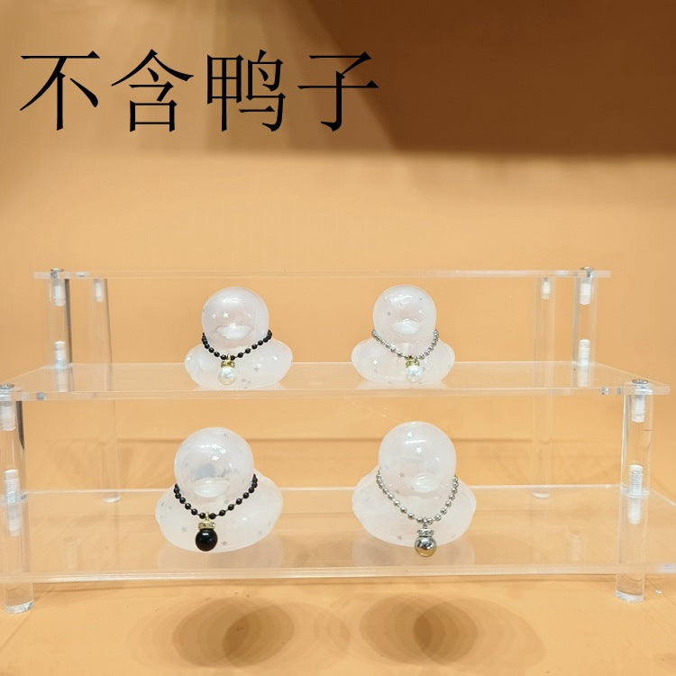 Wholesale plastic accessories non-elastic pearl necklace jewelry